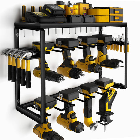 7S Garage Spampur 8-drill slots keep drills within reach.
