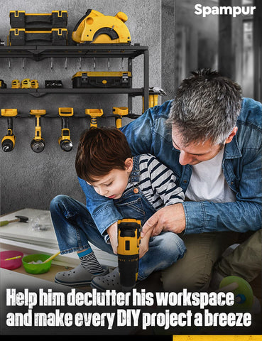7S Garage Spampur gift-ready storage for DIY enthusiasts.