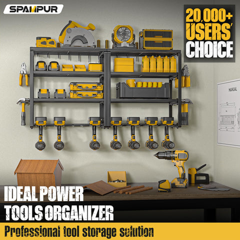 Compact design converts garage chaos into organized workspace.