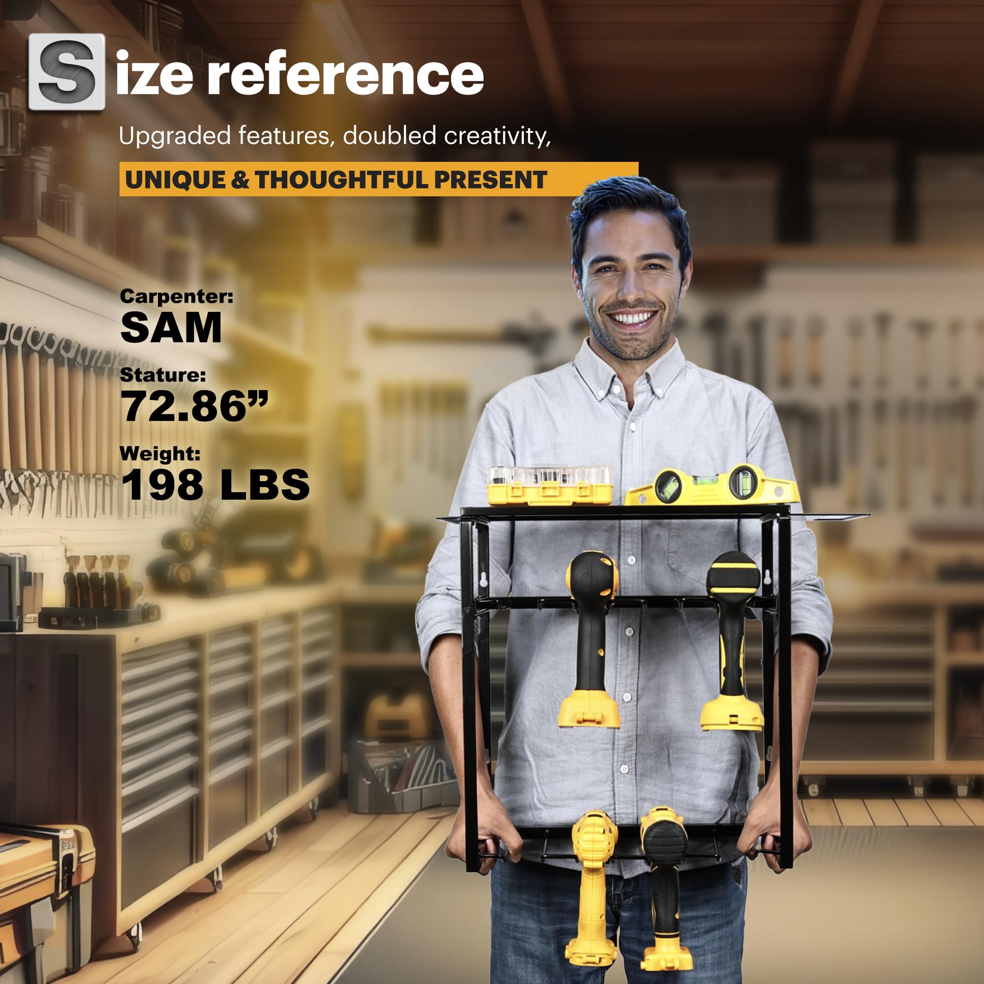 7S Garage Spampur reinforced edge design adds strength.