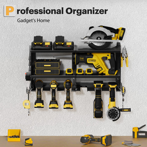 Spampur versatile organizer suits indoor or outdoor use for many tools.