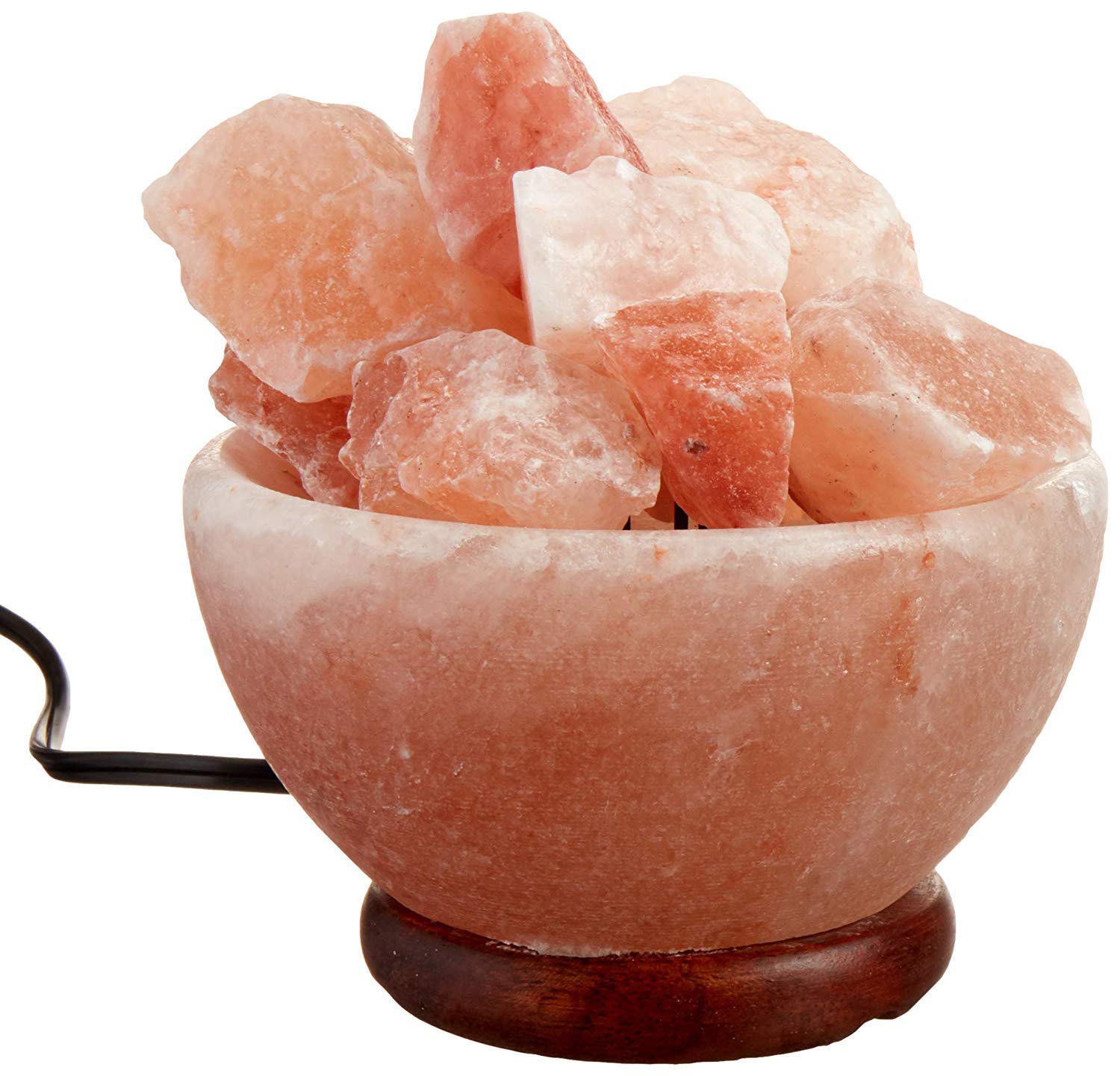 Spantik Himalayan Salt Lamp handmade and hand carved from Pakistan salt crystals.