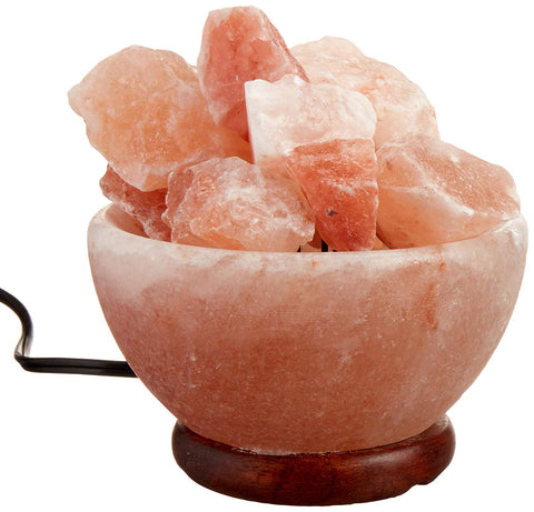 Spantik Himalayan Salt Lamp handmade and hand carved from Pakistan salt crystals.