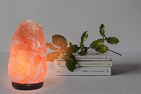 Spantik Himalayan Salt Lamp natural salt crystal radiates soothing light.