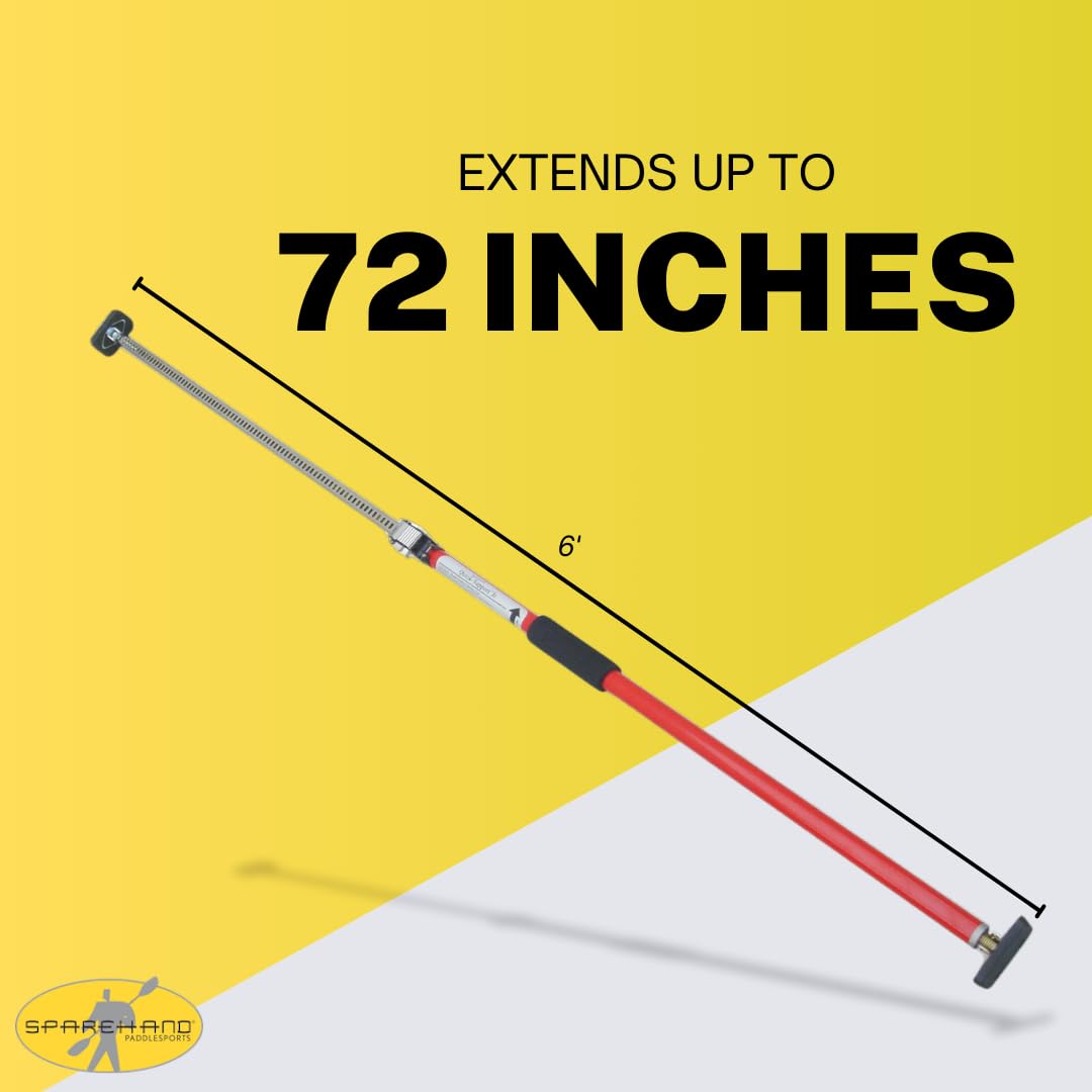 SPAREHAND QSP-360 cargo bar self-locking ratchet enables quick, secure setups.