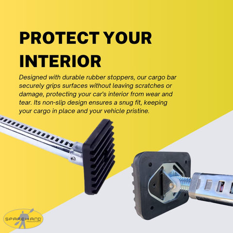 SPAREHAND QSP-360 cargo bar uses rugged steel for durable transport.