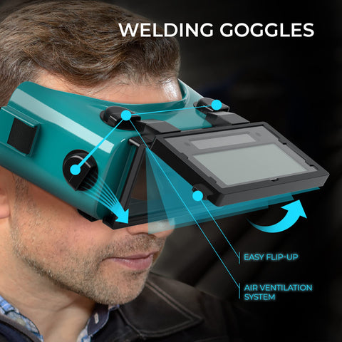 SPARGOS welding goggles lightweight comfort for long sessions