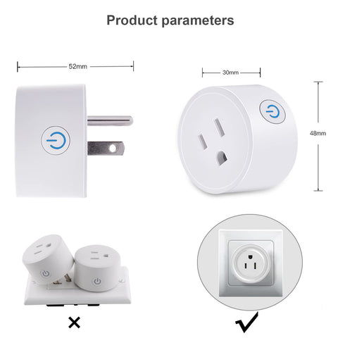 Sparkleiot Tuya WiFi Smart Plug timer function in action