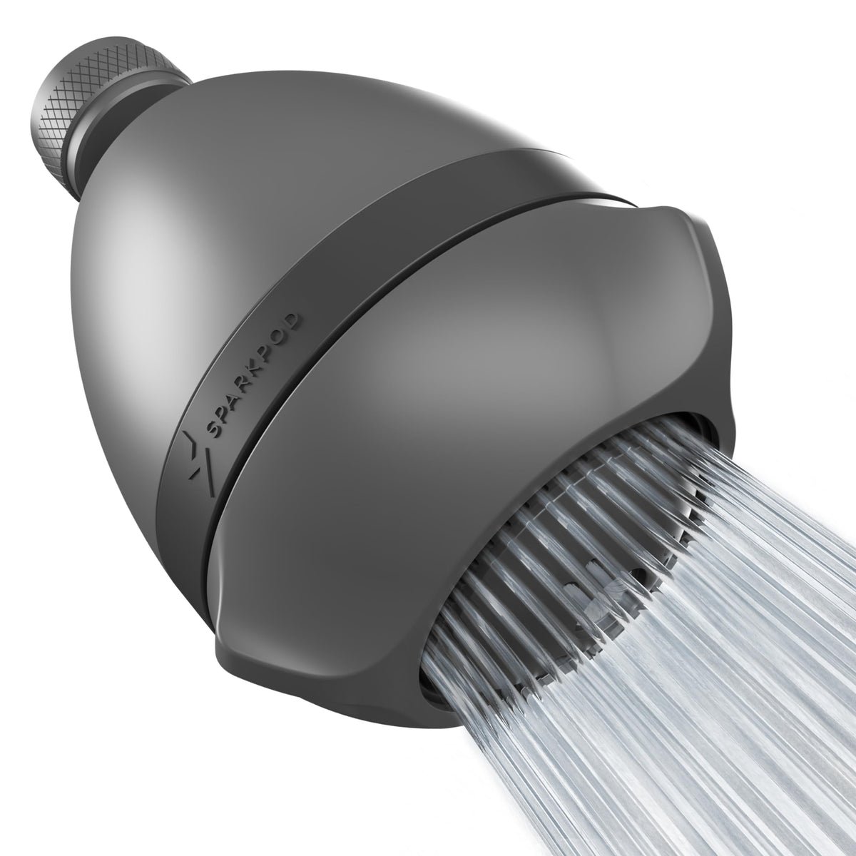 SparkPod 3-Inch Extreme-Pressure Shower Head delivers a powerful, revitalizing spray.