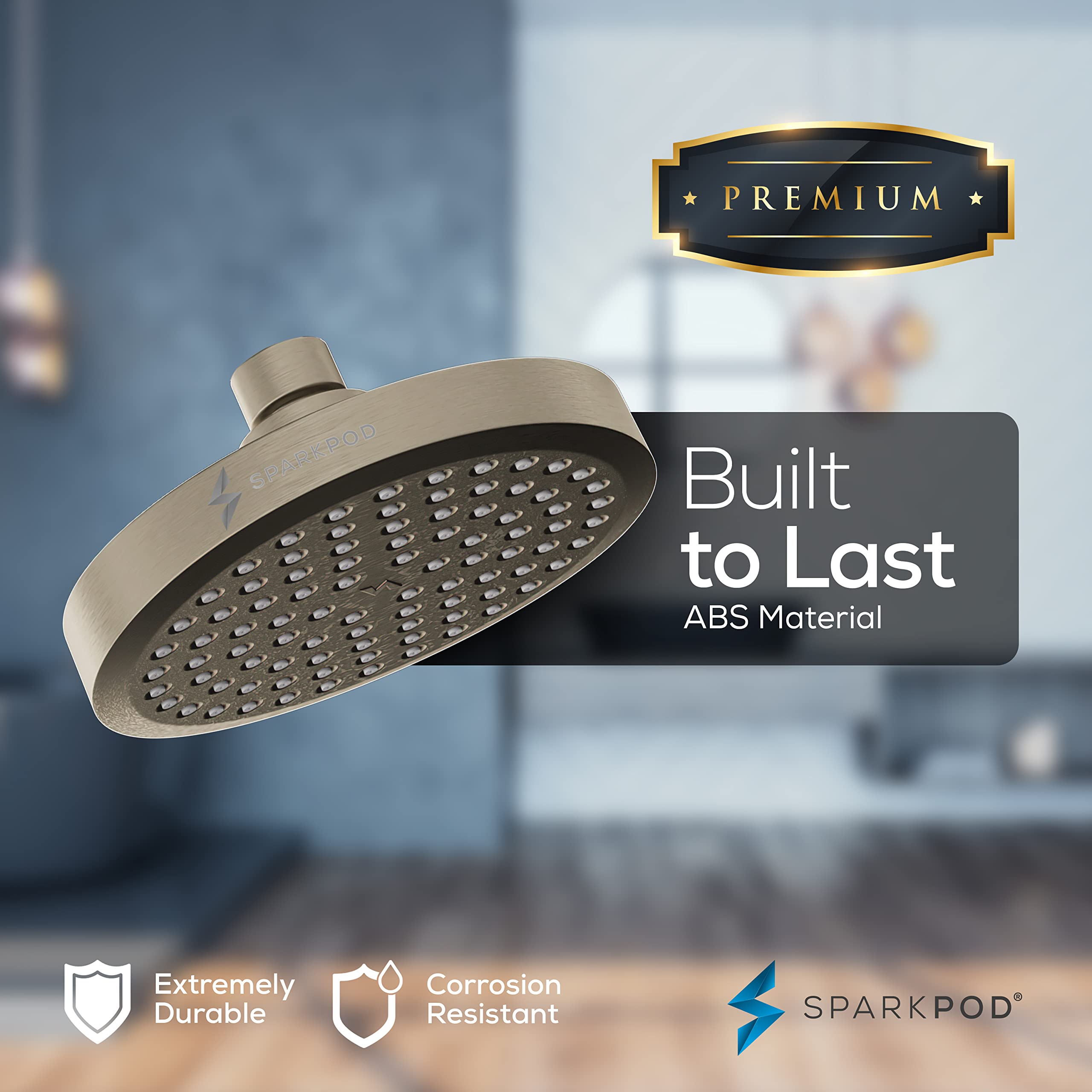 SparkPod includes water filter and plumber's tape for smoother fittings