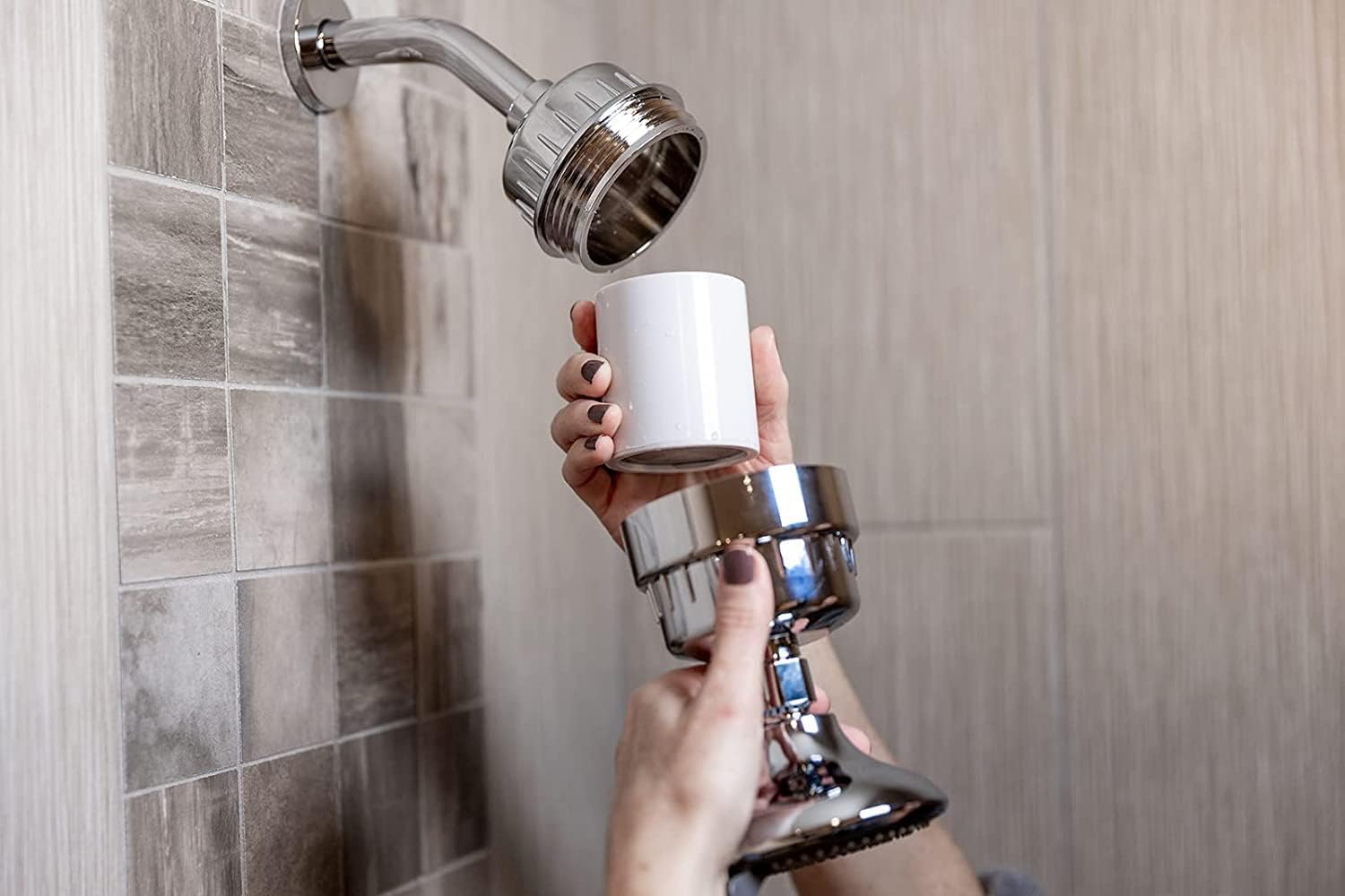 SparkPod rustproof ABS housing showcases durable, corrosion-resistant filtration cartridge.