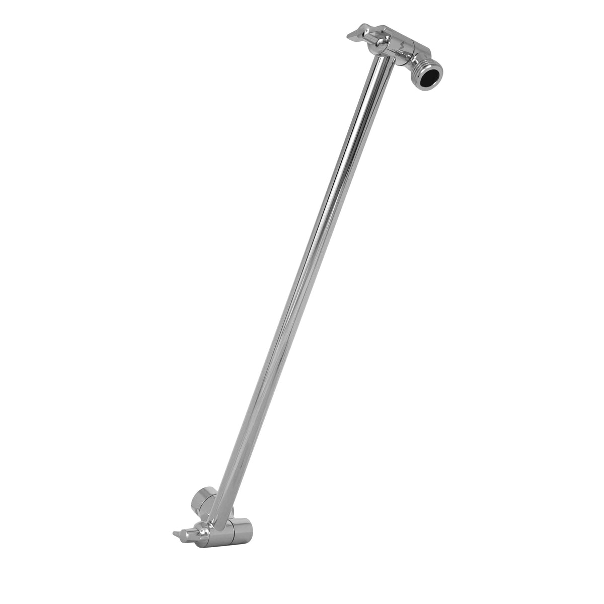 SparkPod shower arm rotating-elbow provides versatile coverage.