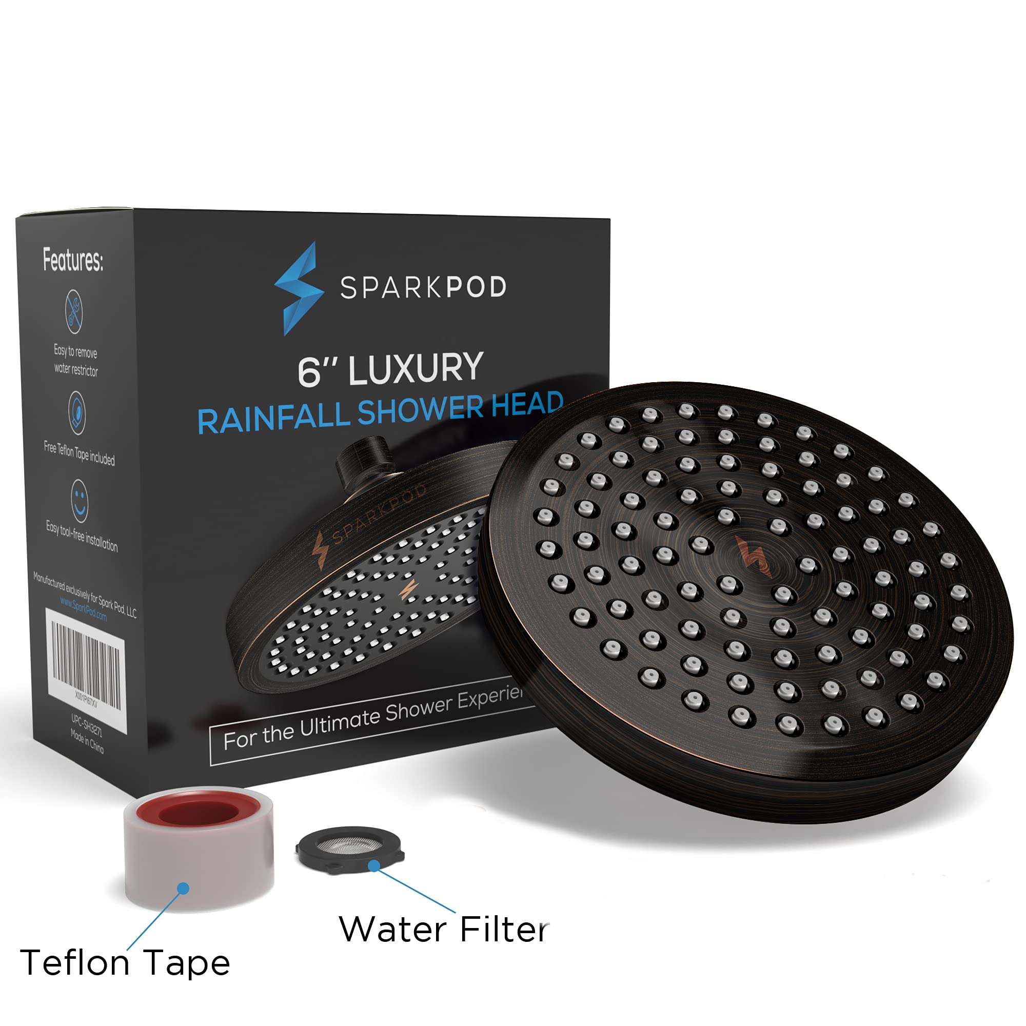 SparkPod rustproof ABS body with bronze finish blends durability and style