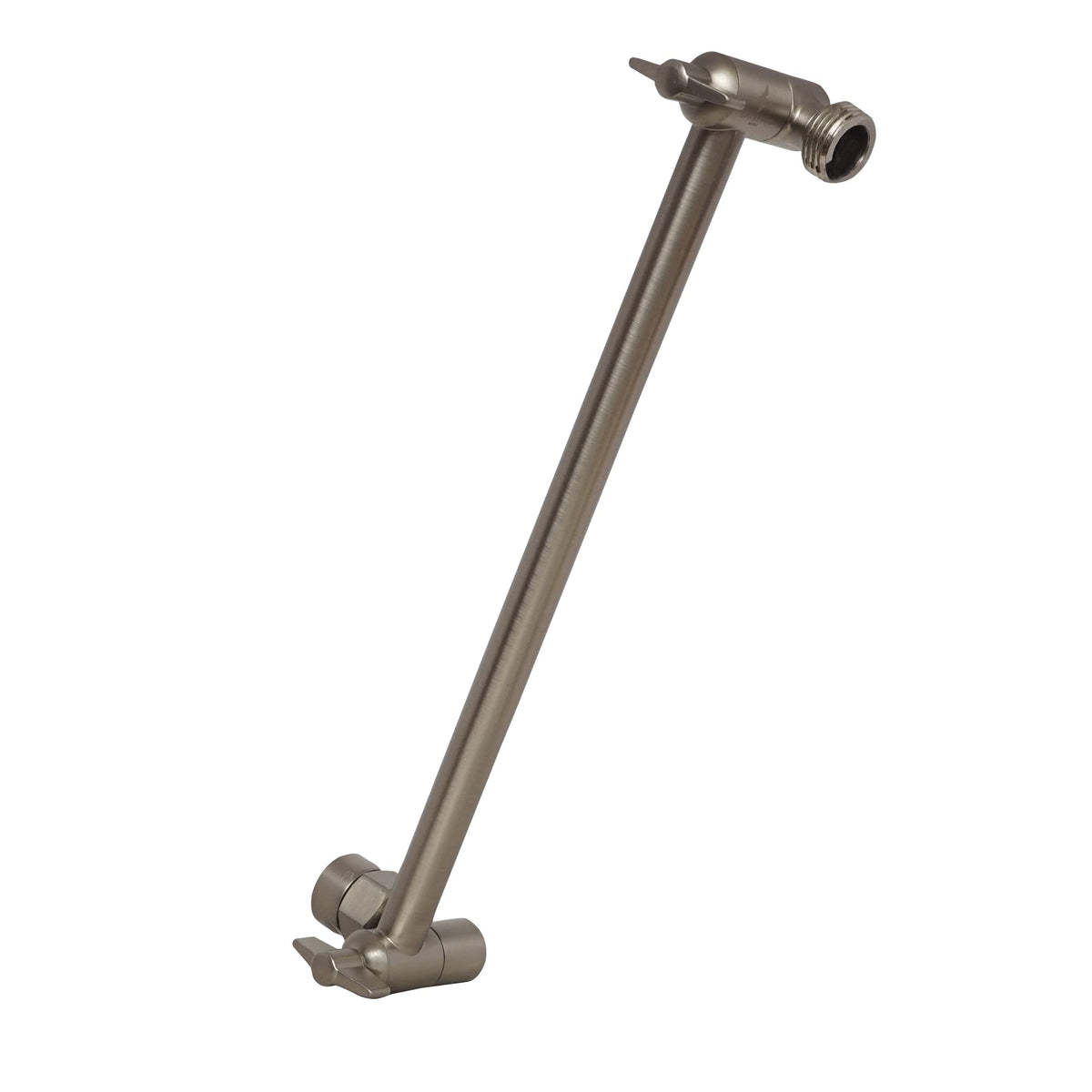 SparkPod solid brass extension arm with angle adjustment for personalized shower setup.