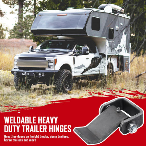 Sparkwhiz heavy steel hinge stands up to outdoor conditions and daily use.