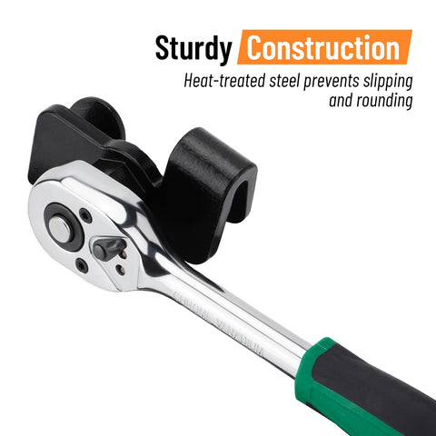 SPARKWHIZ heat treated steel construction offers durable performance.