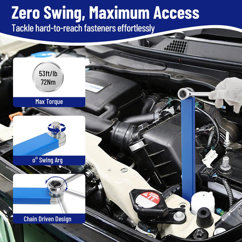 SPARKWHIZ included socket ready to use with extender kit.