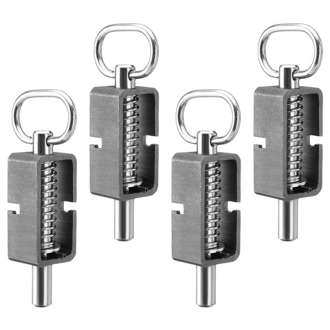 SPARKWHIZ Weld-On 5/8 inch spring latch on plain tube for durable trailer gate security