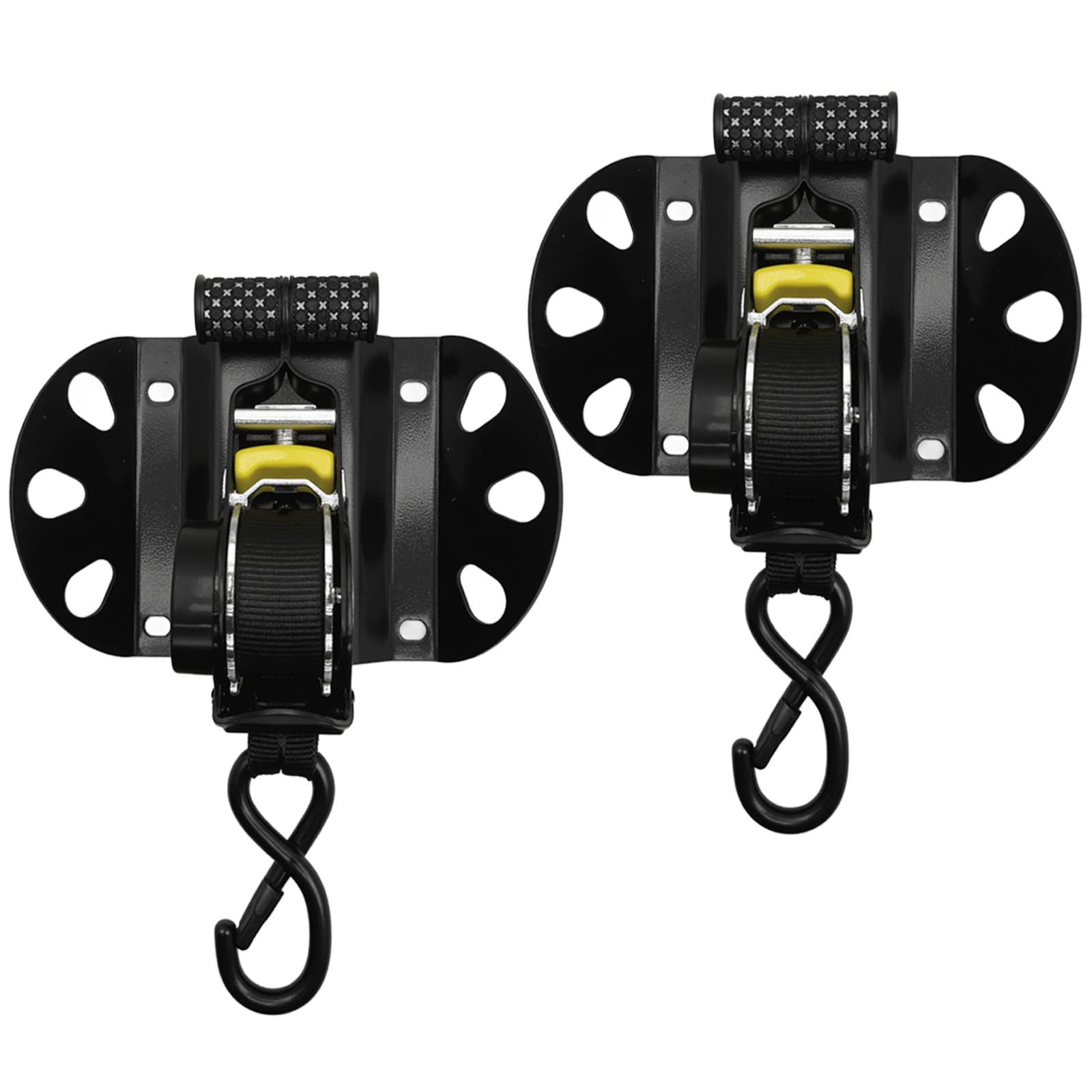 SPAUTO retractable strap mounted on Ford F-150 BoxLink for secure cargo.