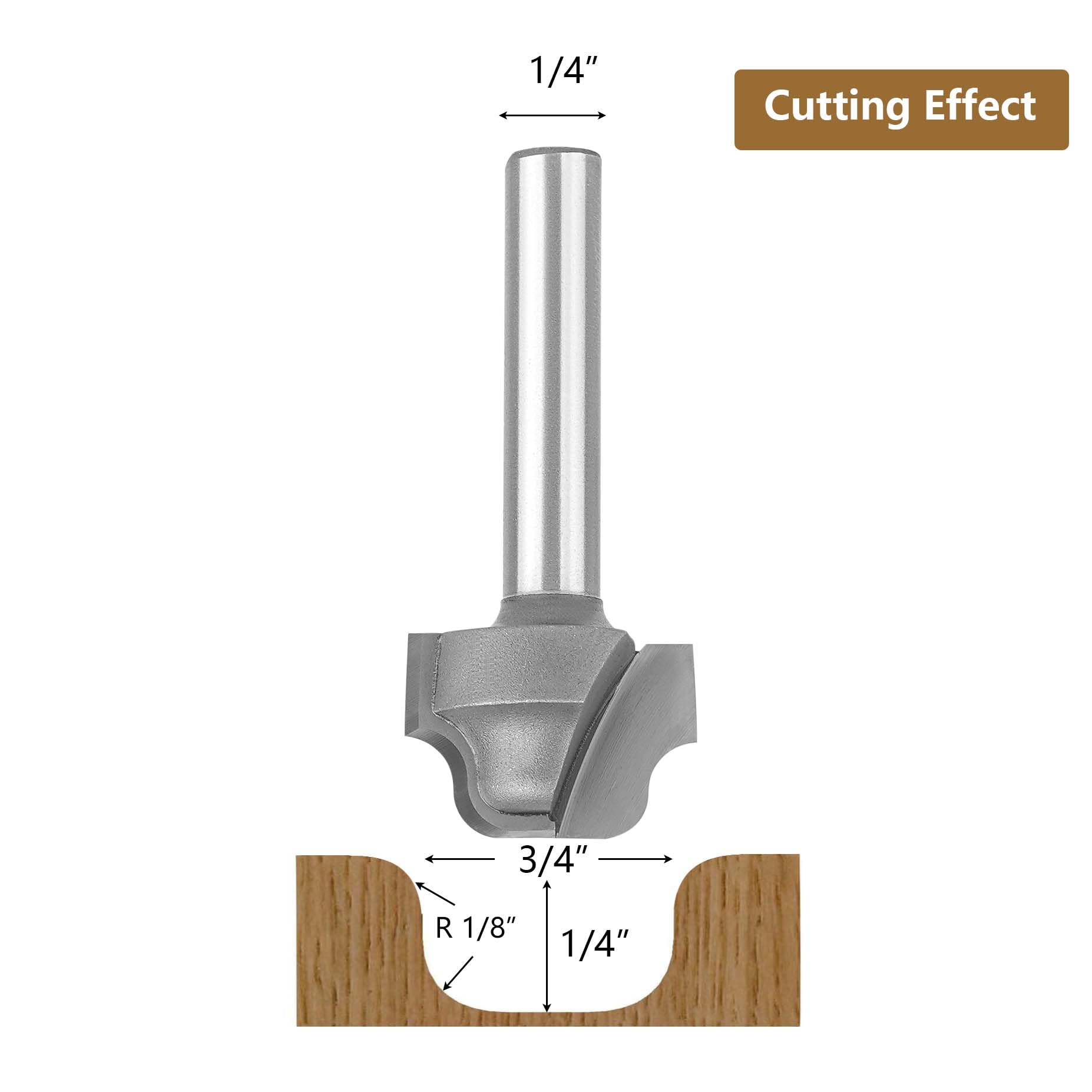 SpeTool decorative edge router bit adds refined bowl edge details