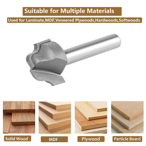 SpeTool tungsten carbide tip router bit stays sharp longer
