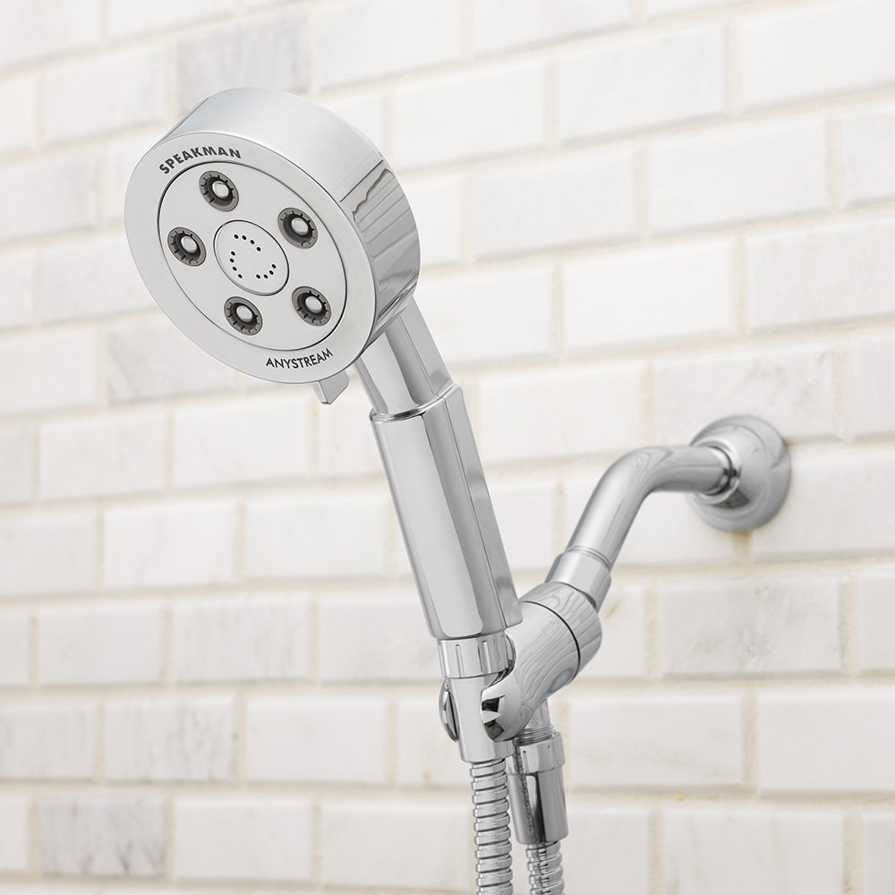 60-inch metal hose included for flexible mounting and reach