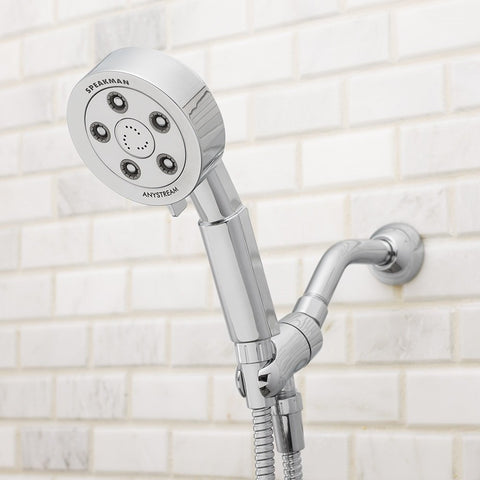 60-inch metal hose included for flexible mounting and reach