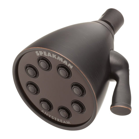 Speakman Icon S-2251 shower head with solid brass body for durable performance.