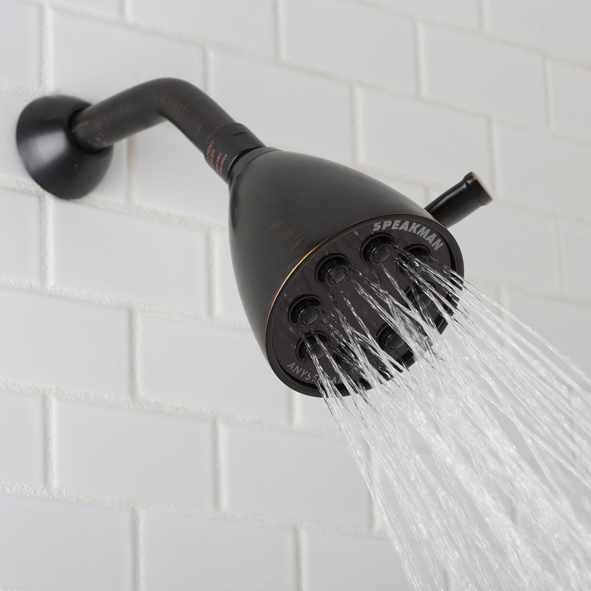 Speakman Icon S-2251 oil-rubbed bronze finish adds classic style to the bathroom.