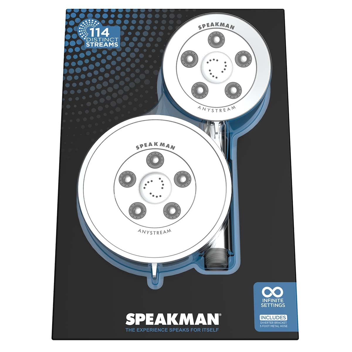 Speakman Neo Anystream durable metal hose included