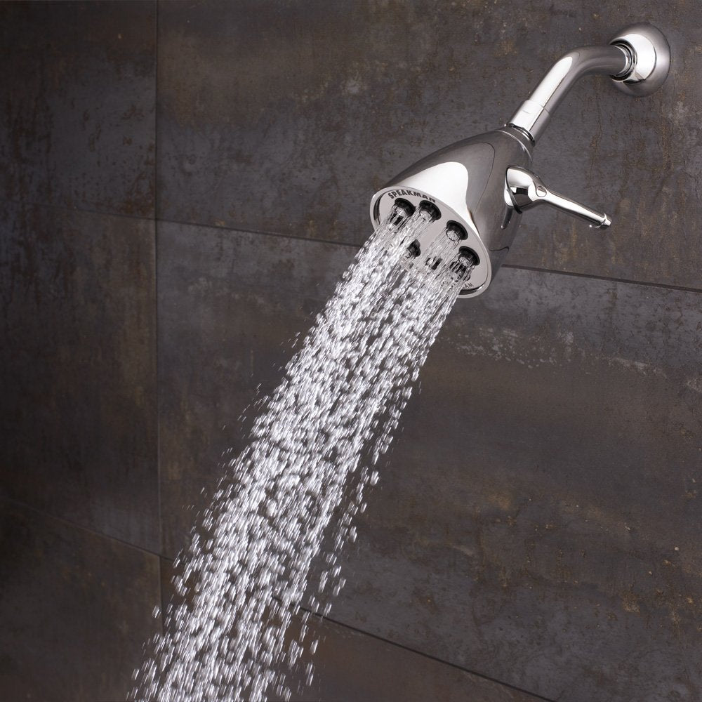 Easy-threaded connection on Speakman S-2251 Icon Anystream simplifies installation.