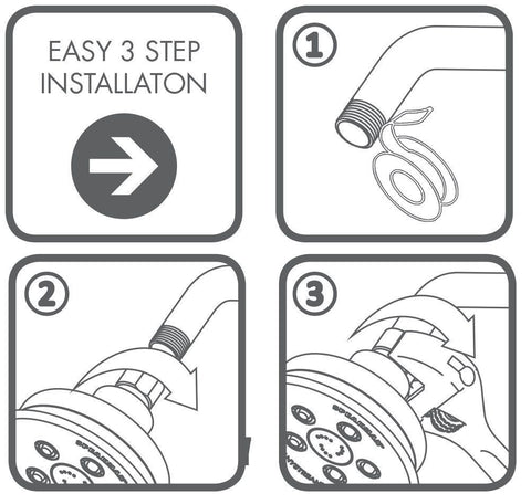 Speakman S-2005-HB T-handle allows easy spray pattern adjustment.