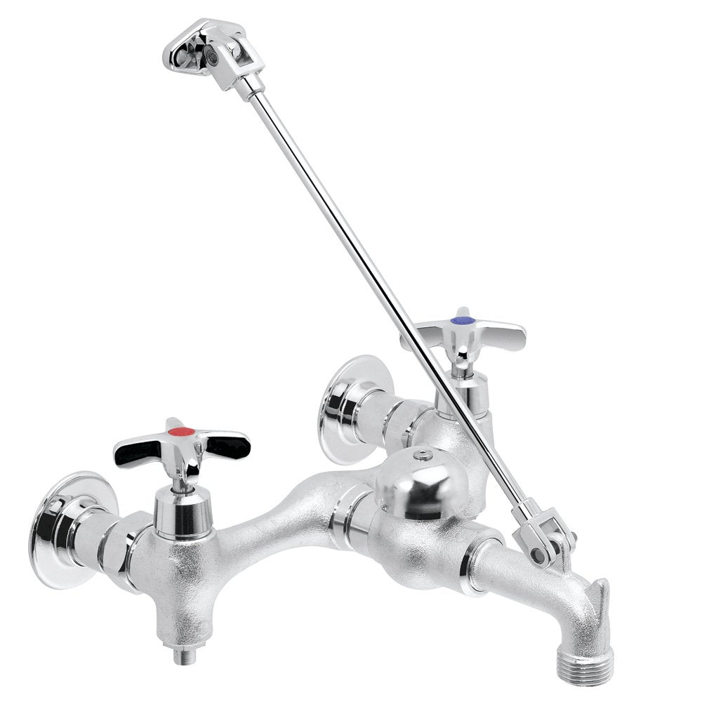 Speakman SC-5811-RCP brass service sink faucet with wall-mount design for durable janitorial tasks