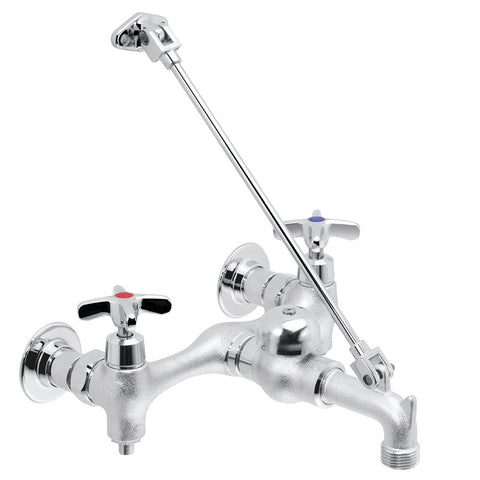 Speakman SC-5811-RCP brass service sink faucet with wall-mount design for durable janitorial tasks