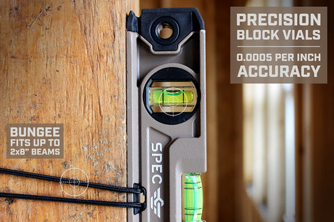 Spec Ops epoxy-locked vials offer 33% higher visibility for quick readings.
