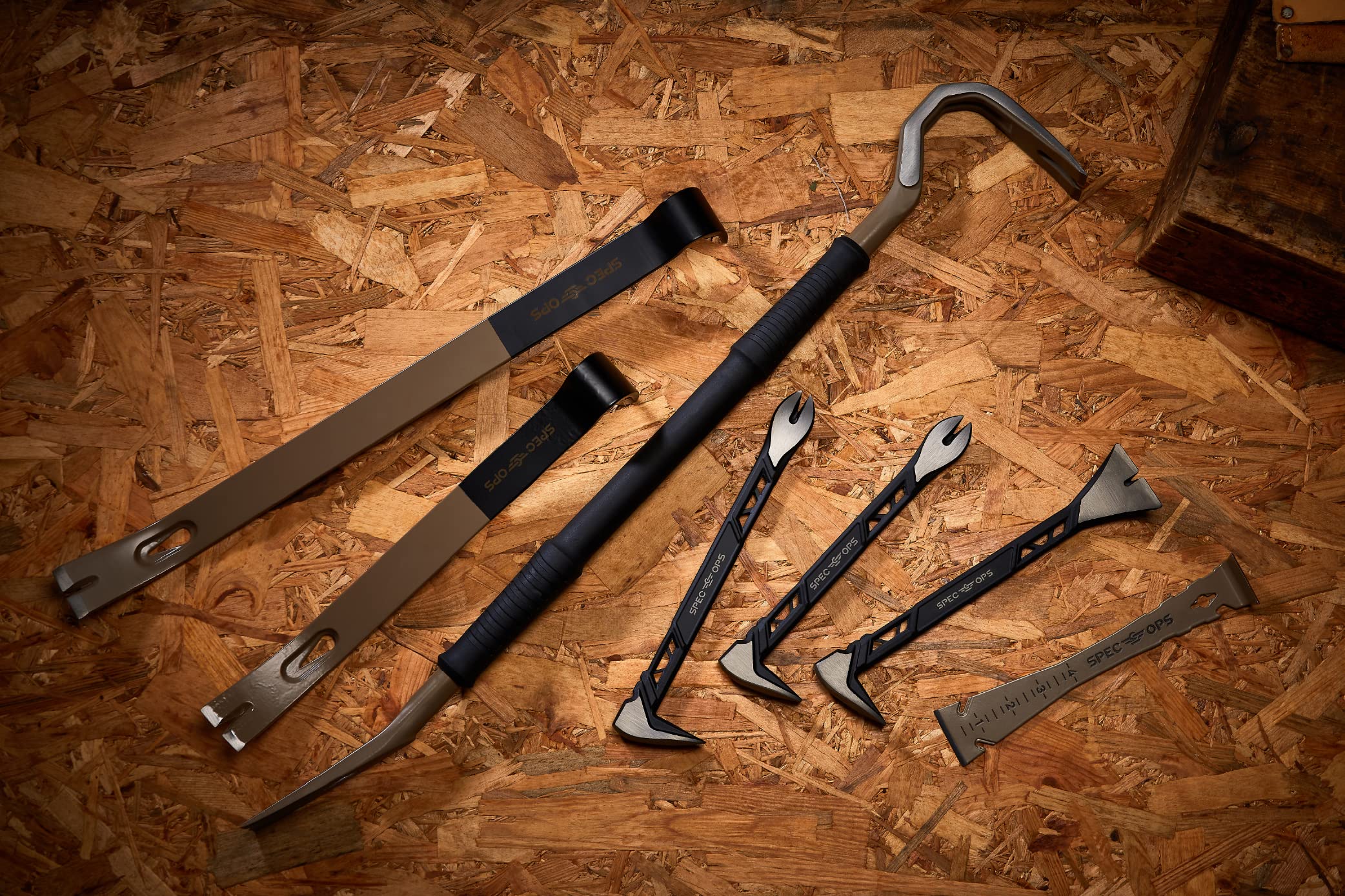 Spec Ops high-carbon steel construction ensures lasting performance