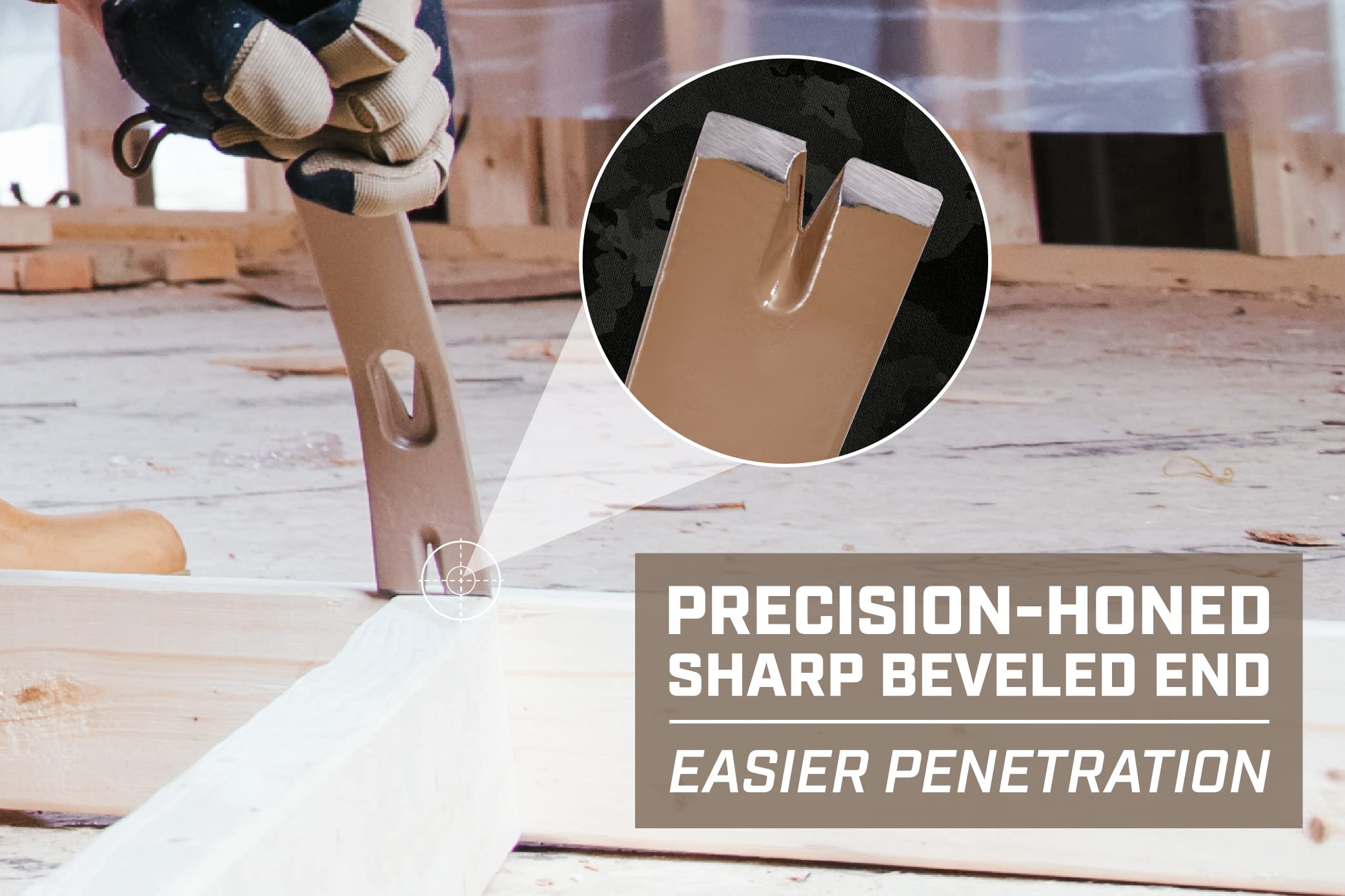 Spec Ops bar features multiple nail pullers for added versatility