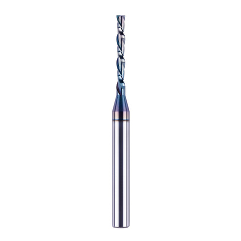SpeTool 1/8-inch downcut router bit with long-life coating for clean top surfaces