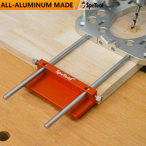 SpeTool edge guide with adjustable installation direction for versatile setups.