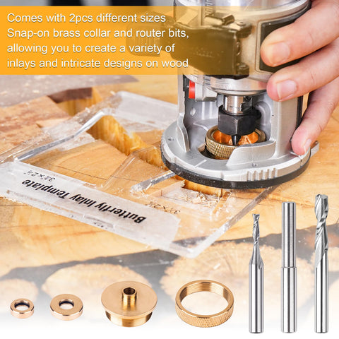 SpeTool snap-on brass collars for quick size changes