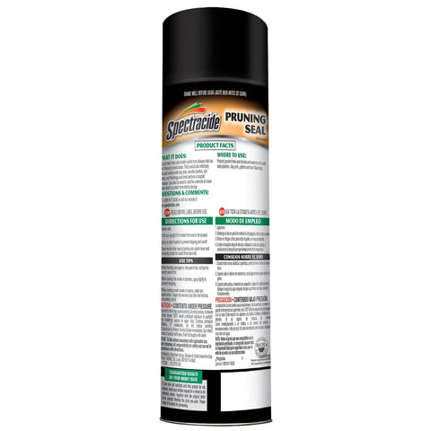 Spectracide Pruning Seal used on a clay pot edge for weatherproofing.
