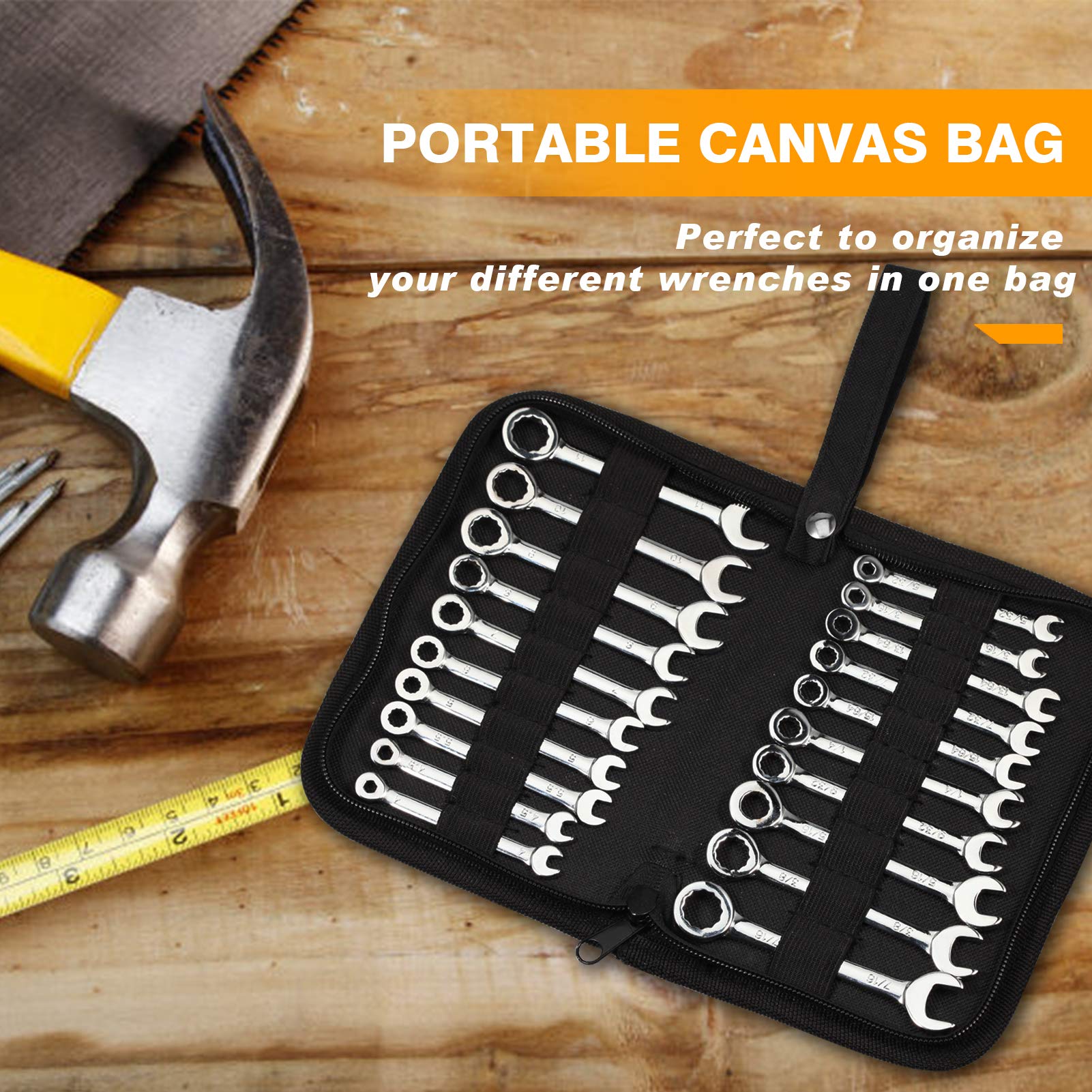 SPEEDWOX 1680D canvas bag keeps tools organized