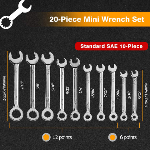 SPEEDWOX compact wrench set in canvas bag for easy portability