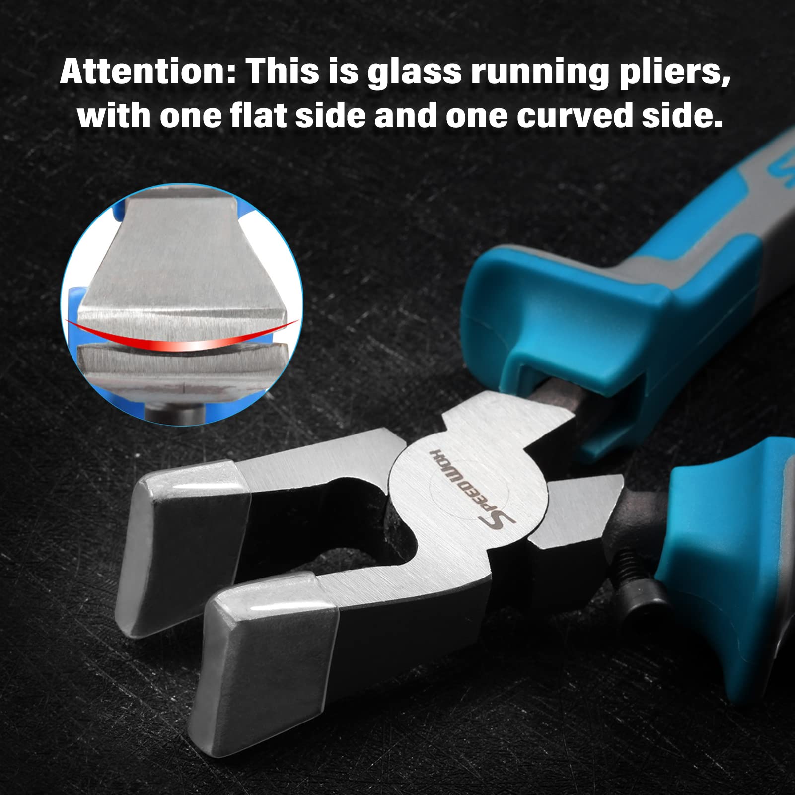 SpeedWox grozer pliers spring loaded for easy one handed use.