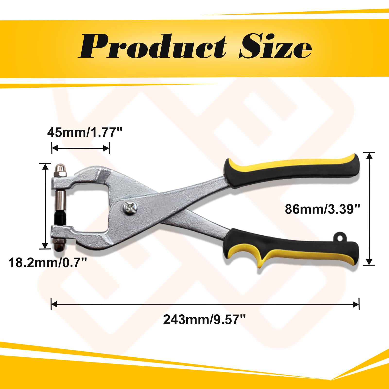 SPEEDWOX punched-hole capability speeds ceiling grid rivet openings.