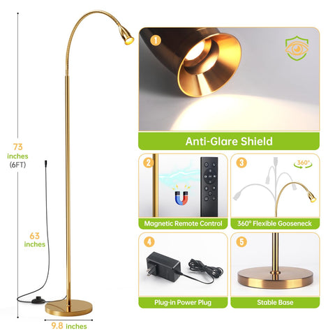 SpeePlant 360-degree gooseneck directs light precisely