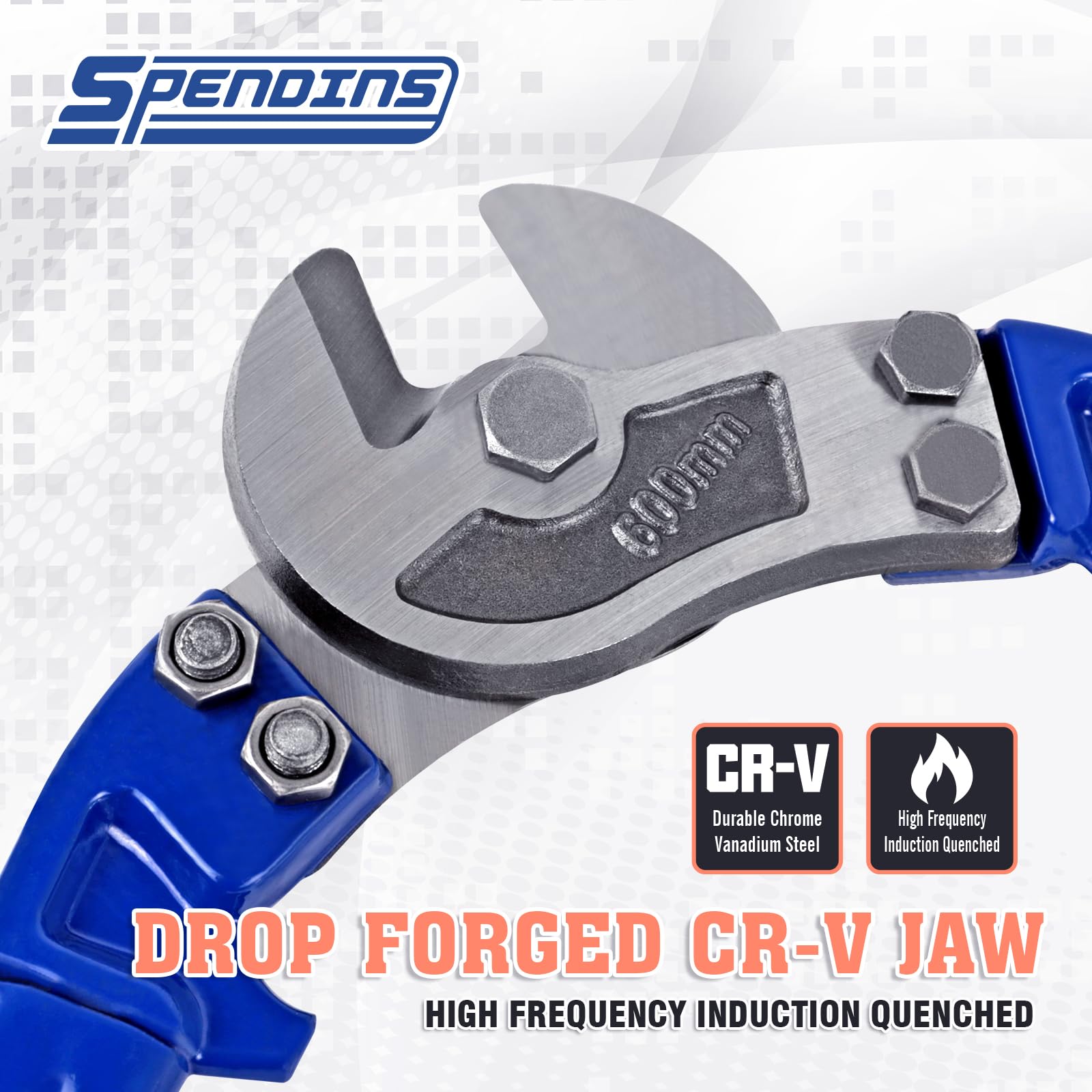SPENDINS balanced tool weight supports steady control during elevated or awkward cuts.