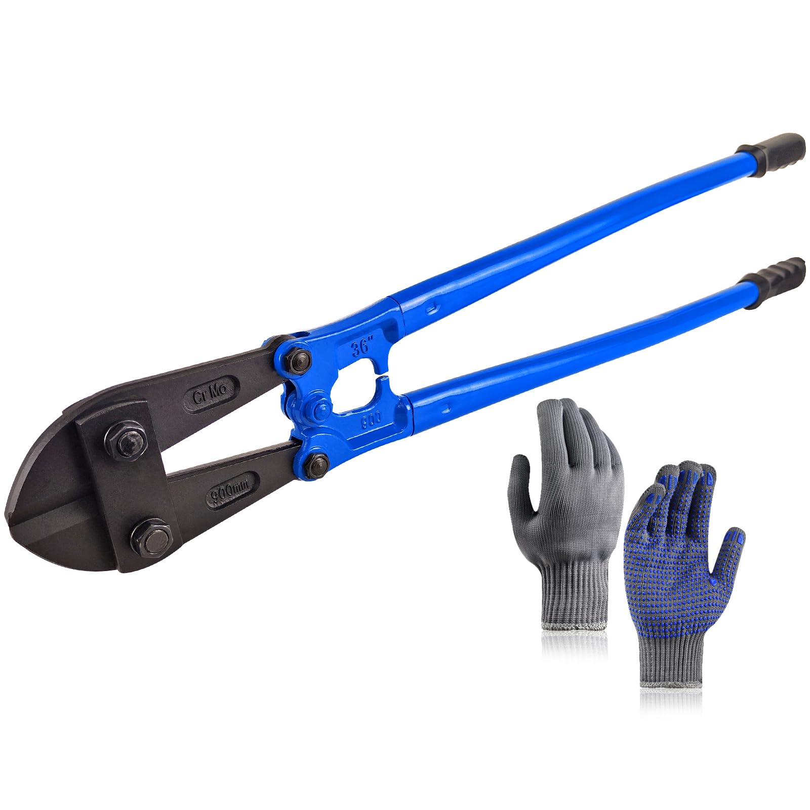 SPENDINS bolt cutter ergonomic anti-slip handles enhance grip and comfort