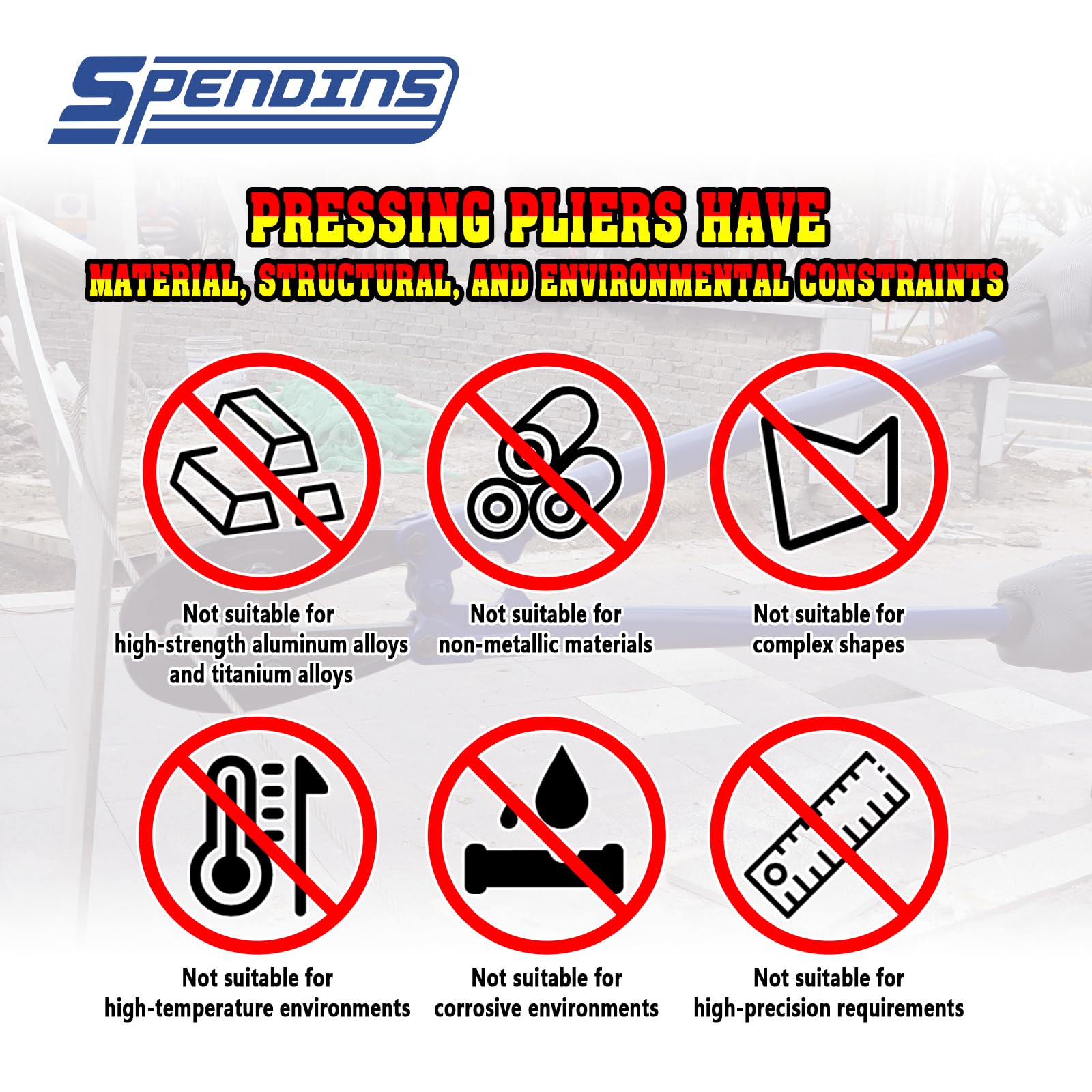 SPENDINS portable heavy-duty tool suited for field work.