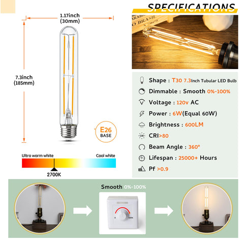 Sphoon 2700K warm glow creates cozy ambiance for living spaces.